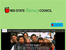 Tablet Screenshot of mid-stateliteracycouncil.org